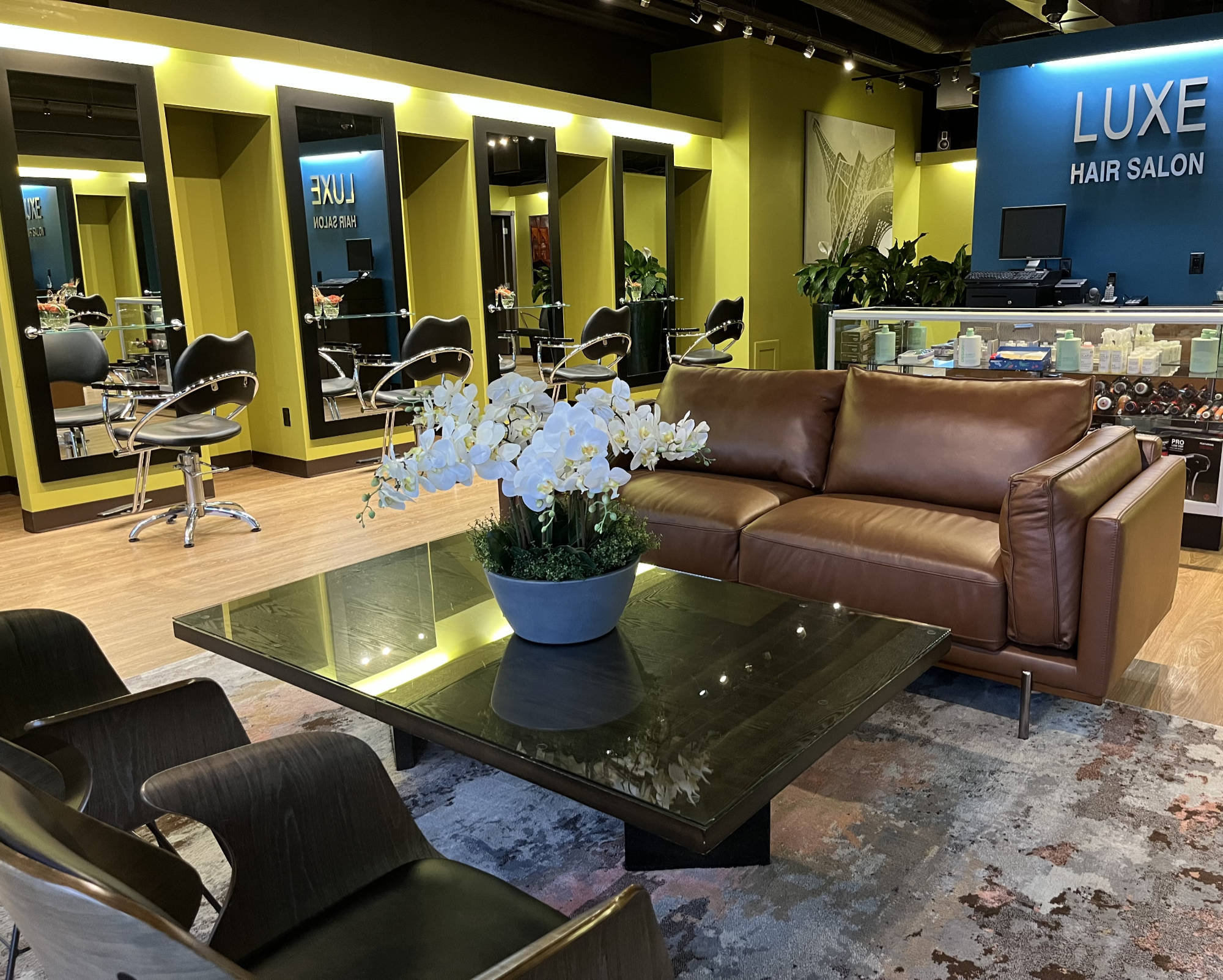 Luxe Hair Salon interior